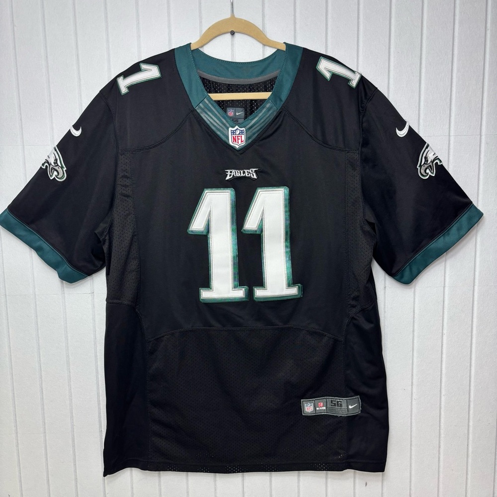 Nike‎ NFL On Field Jersey Philadelphia Eagles Football  #11 Size 56 /XXL
